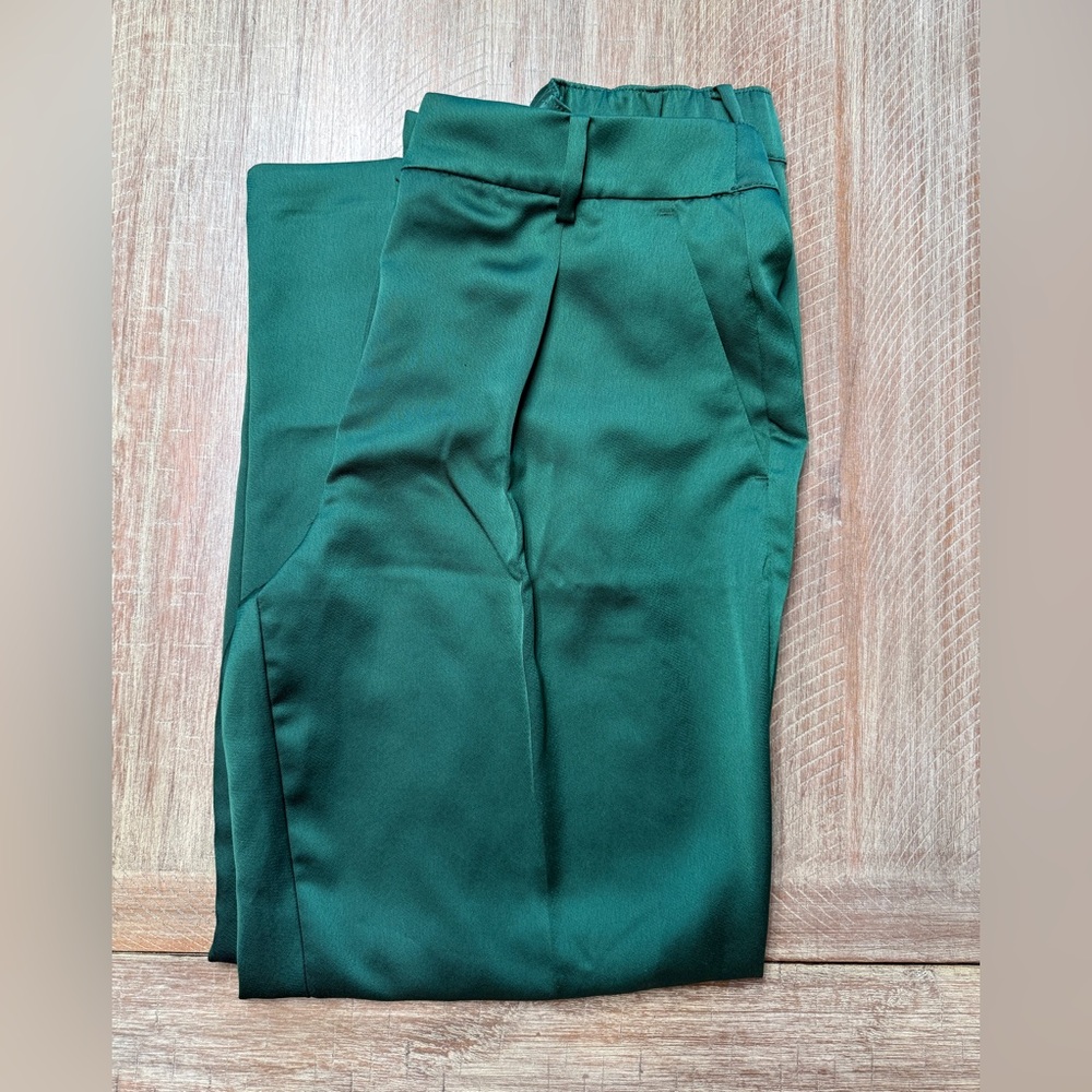 LOFT Pleated Satin Trousers, 6